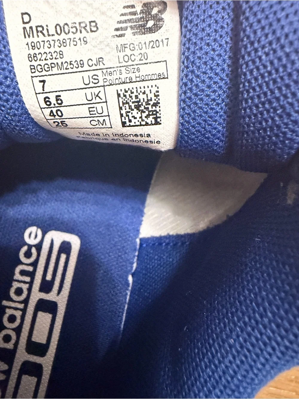 New Balance pre owned